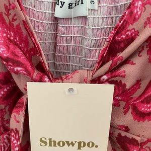 Showpo floral mini dress